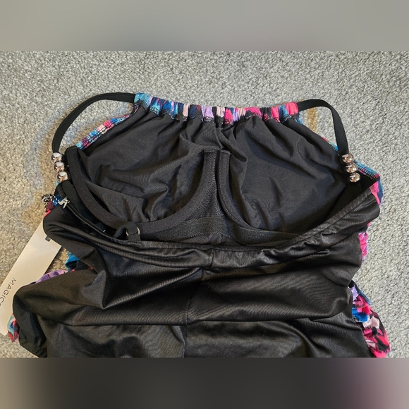 Magicsuit "Lisa" NWT one piece in Vibrant Beachcombing Print High Neckline - Picture 9 of 10